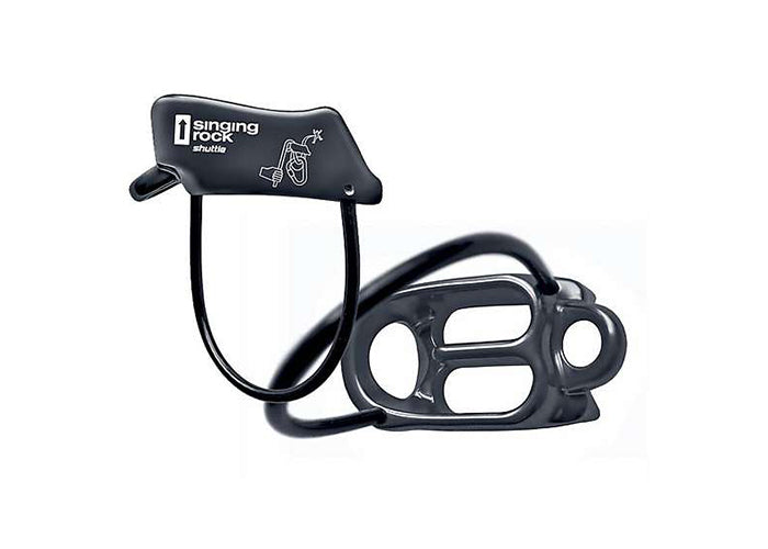Singing Rock Shuttle belay device for rock climbing