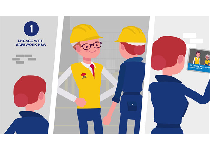 SafeWork NSW Safety Rebate animation still