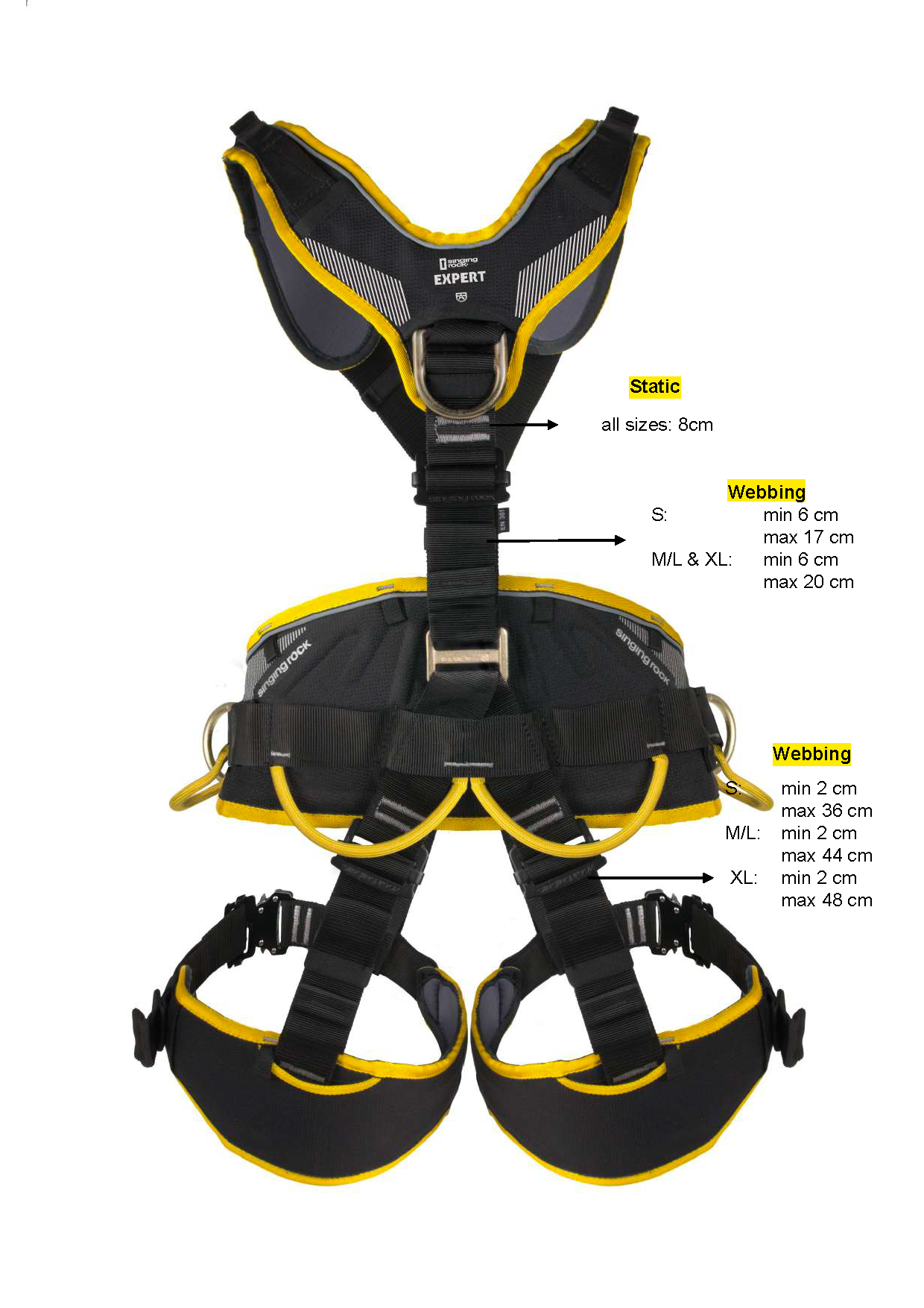 Singing Rock Expert 3D Speed Harness 10 - Verx Australia