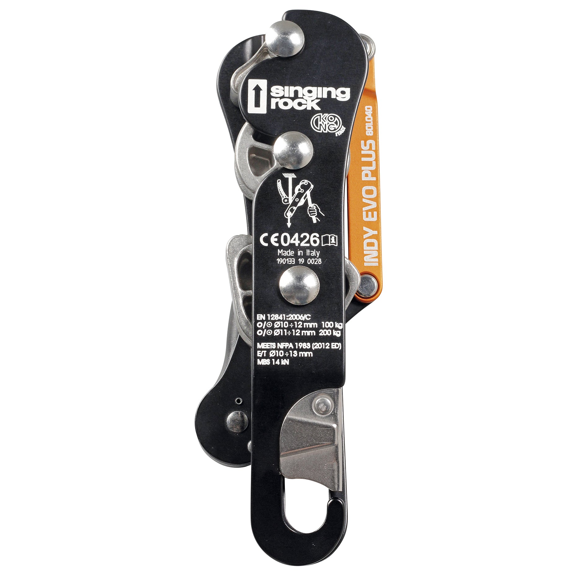 Climbing Descender Device Singing Rock Indy Evo Plus